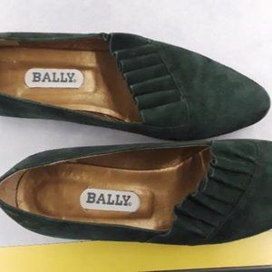 Bally Suede Shoes hUNTER gREEN
